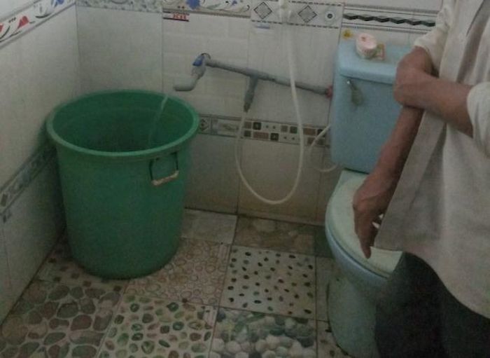 Hiện trường nơi xảy ra sự việc. Ảnh: A.Minh.