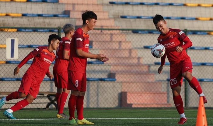 Không khí vui vẻ là điều dễ thấy tại các buổi tập.