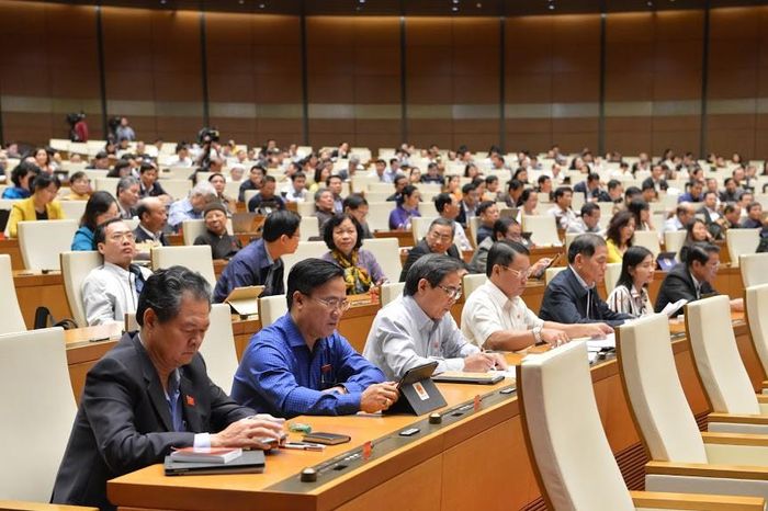 Hội trường Diên Hồng sáng 1/11 - Ảnh: Quang Phúc.