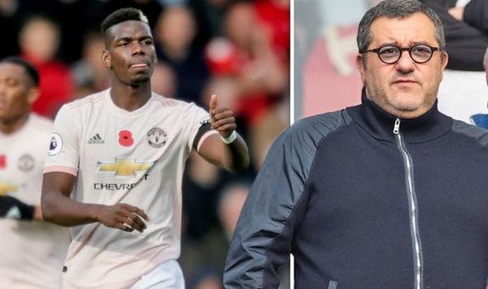 "Siêu cò" Mino Raiola từng muốn đưa Pogba đến Paris chơi cho PSG. Ảnh: Getty.