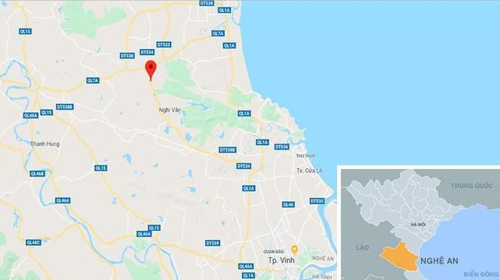 Vị trí xảy ra vụ hỏa hoạn. Ảnh: Google Maps.