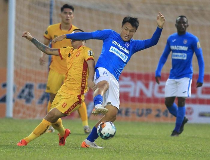 Tiền đạo Mạc Hồng Quân. Ảnh: VPF
