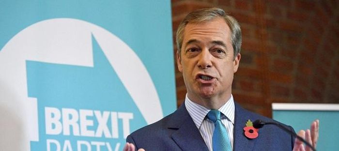 Ông Nigel Farage, Lãnh đạo đảng Brexit ở Anh