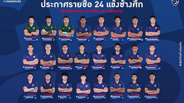 Thái Lan triệu tập sao trẻ 17 tuổi để đấu Việt Nam