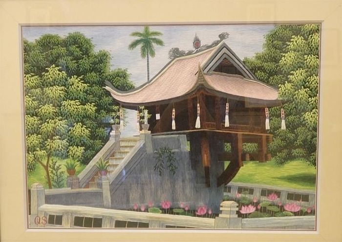 Nét độc đáo của tranh thêu nằm ở tính sống động, chân thực