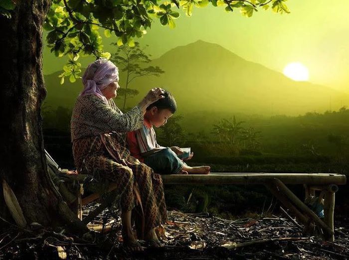 Khóc như trẻ con
