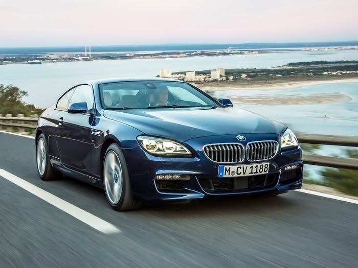  BMW 6 Series, Jaguar XJL và Chevrolet Volt mất giá lần lượt là 69%, 68,9% và 68,1%. (Ảnh: BMW) 