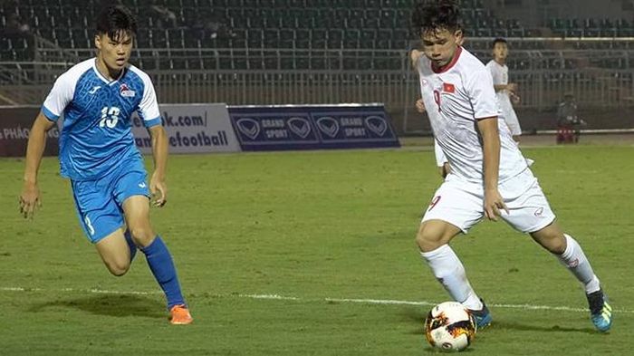 Kim Nhật chính thức lỗi hẹn với các đồng đội ở vòng loại U19 châu Á 2020. Ảnh: Linh Phạm