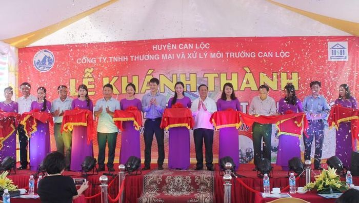 Lễ khánh thành Nhà máy xử lý chất thải 