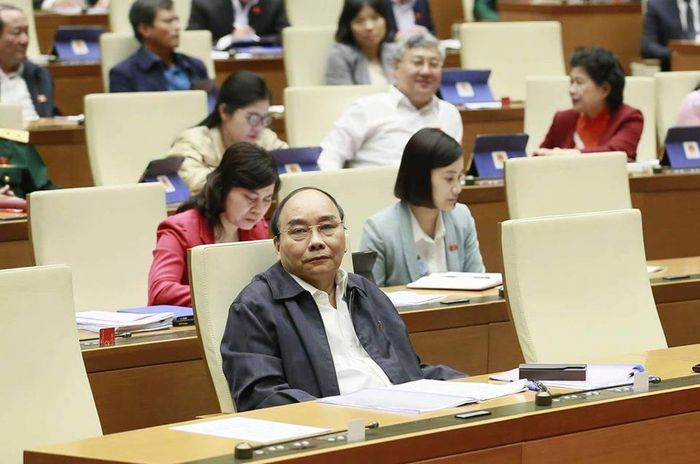 Thủ tướng tại nghị trường.