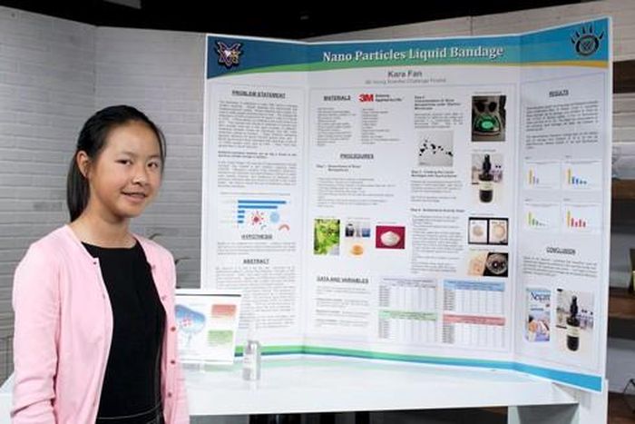 Kara Fan giới thiệu về sáng chế của mình