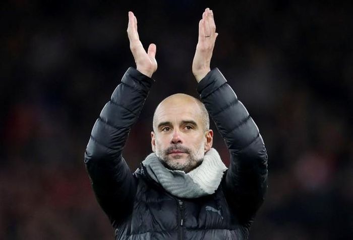 Pep tự hào về học trò dù thua trận. Ảnh: Getty.