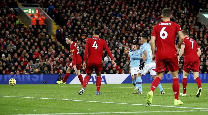 Tất cả những gì Man City làm được chỉ là bàn danh dự ở phút 78 do công của Bernardo Silva.