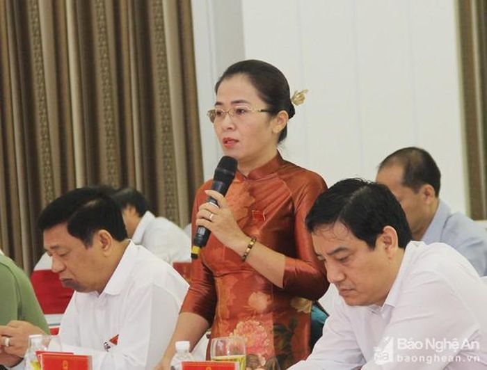 Đại biểu Võ Thị Minh Sinh cho rằng, chính sách cần đảm bảo công bằng, tránh cào bằng giữa các đối tượng. Ảnh: Mai Hoa