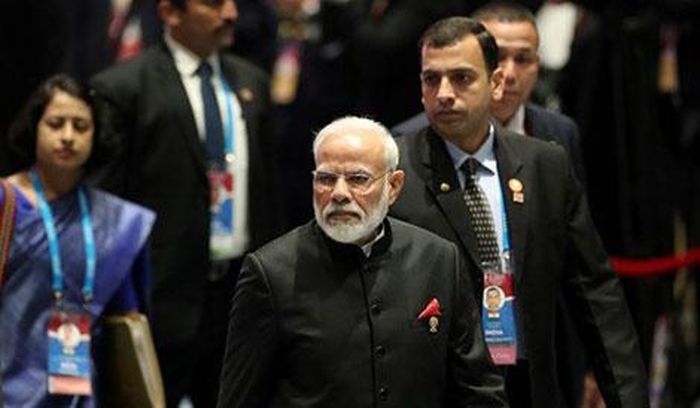 Thủ tướng Ấn Độ Narendra Modi đã phải chiều lòng các đảng phái và người dân khi quyết định tạm rời RCEP. Ảnh: Yahoo News. 