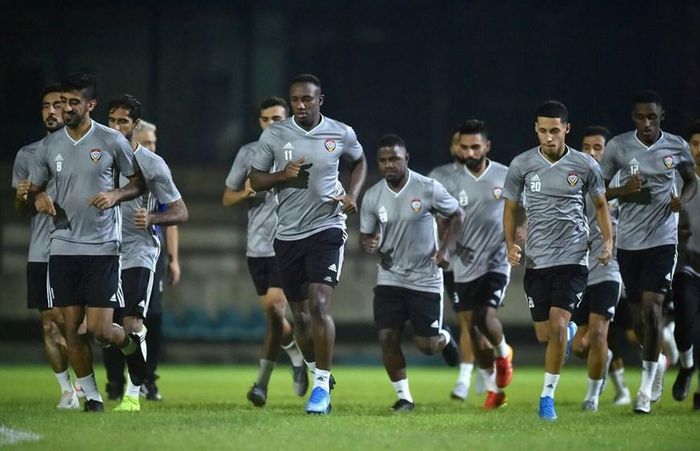UAE quyết định luyện tập ở Thái Lan để thích nghi dần với khí hậu và múi giờ ở Đông Nam Á, cũng như giấu bài. (Nguồn: Siamsports)