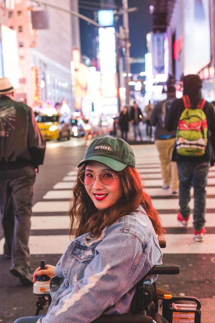 Hong đã tới thành phố New York. Ảnh: SCMP.