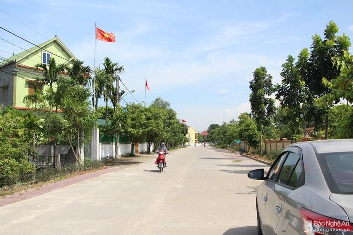Một góc xã Hưng Tân. Ảnh: Đào Tuấn