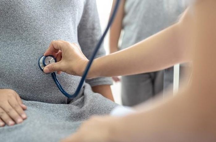 Vợ anh Lưu có thai dù chồng đã triệt sản. Ảnh: TVBS.