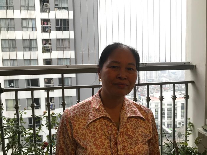 Bà Nguyễn Thị Phương kể bị hoa mắt khi cảm nhận rõ rung chấn động đất.