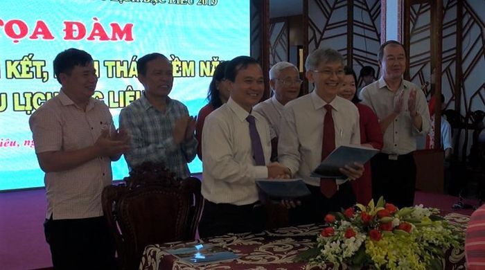  Hiệp hội Du lịch tỉnh Bạc Liêu và Hiệp hội Du lịch Thành phố Hồ Chí Minh đã kí kết biên bản ghi nhớ hợp tác phát triển Du lịch giữa 2 đơn vị.