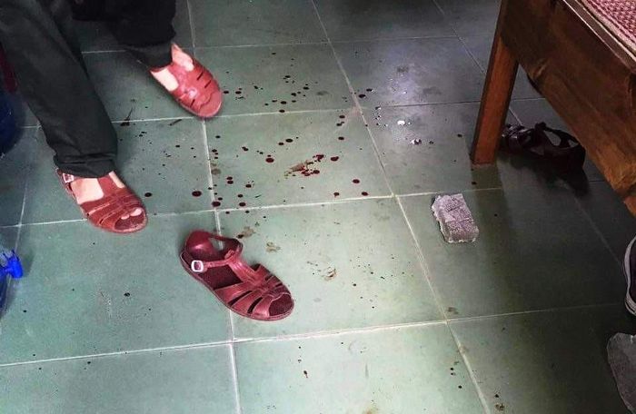 Hiện trường vụ hành hung nhân viên bảo vệ rừng
