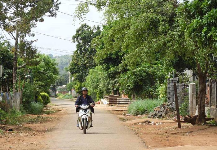 Quang cảnh làng Chúet 1 (phường Thắng Lợi, TP. Pleiku) . Ảnh: Thanh Nhật