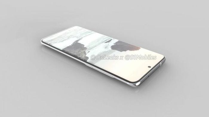 Chiếc Galaxy S11 này được trang bị màn hình AMOLED kích thước 6,7 inch với phần camera đục lỗ tương tự mẫu Galaxy Note10. Màn hình này vẫn được thiết kế cong tràn sang hai cạnh. Hai phần viền trên và dưới tiếp tục được làm mỏng lại, giúp tối ưu không gian hiển thị. Các phần góc được làm bo cong, mềm mại hơn so với Note10.