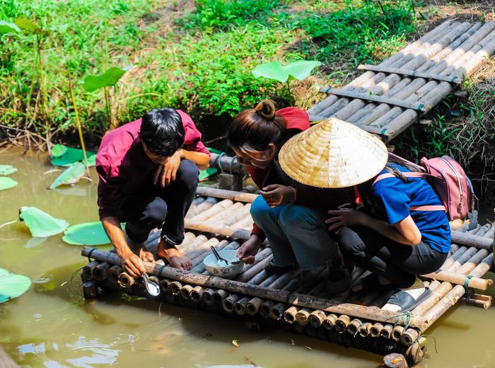 Thời gian gần đây, nhiều du khách từ các tỉnh tìm đến chiêm ngưỡng đàn cá và rất thích thú. Tuy nhiên, cá cũng rất kén khách, nếu khách nào thân thiện thì cá mới lên ăn.