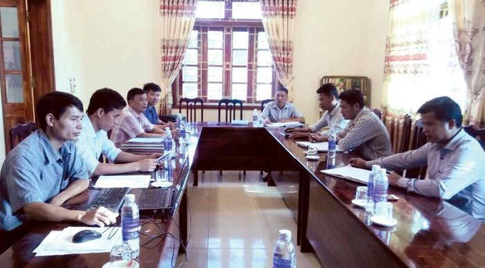 Ban Thường trực Ủy ban MTTQ huyện Hàm Yên giám sát việc tiếp công dân, tiếp nhận giải quyết đơn thư khiếu nại, tố cáo, kiến nghị, phản ánh của công dân và đối thoại với nhân dân tại xã Minh Khương.