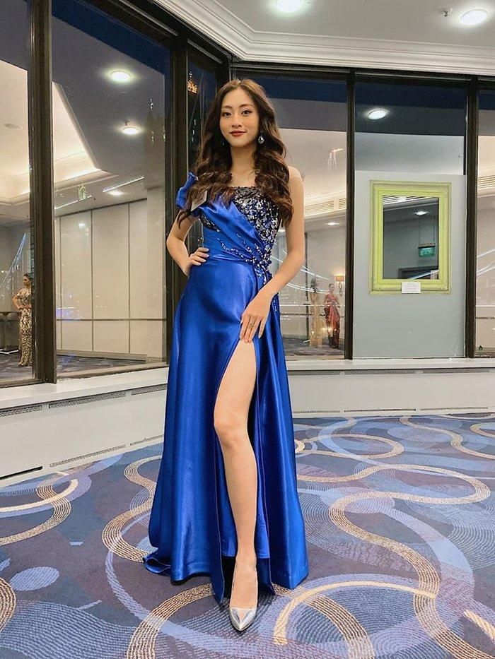 Vừa đến Anh, Thùy Linh đã xuất sắc lọt vào Top 40 phần thi phụ Top Model.