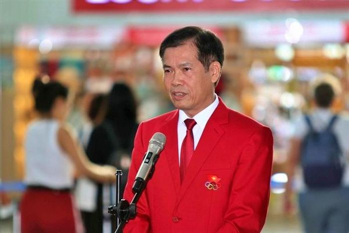 Phó Tổng Cục trưởng, Trưởng đoàn TTVN tại SEA Games 30 Trần Đức Phấn thay mặt các thành viên đoàn khẳng định quyết tâm đạt thành tích tốt và hoàn thành nhiệm vụ được giao tại đại hội lần này.