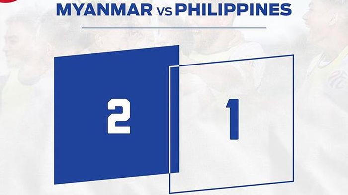 U22 Myanmar tạm vươn lên dẫn đầu bảng A sau chiến thắng 2-1 trước U22 Philippines