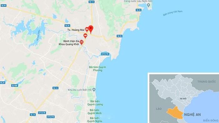 Vị trí xảy ra vụ tai nạn. Ảnh: Google Maps.