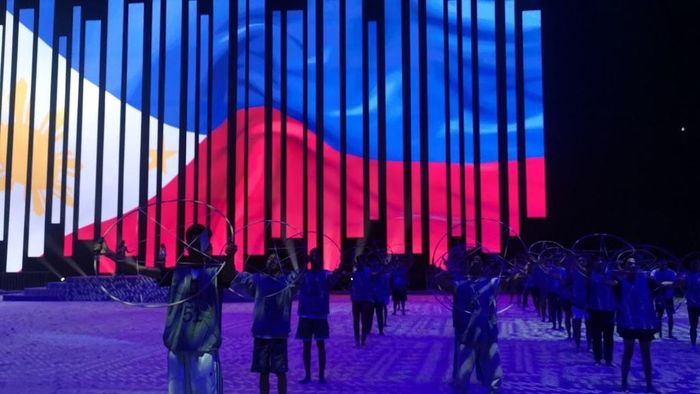 Buổi lễ tổng duyệt khai mạc SEA Games 30. Ảnh: Rapper.