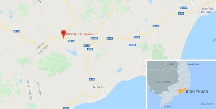 Khu vực xảy ra vụ tai nạn. Ảnh: Google Maps.