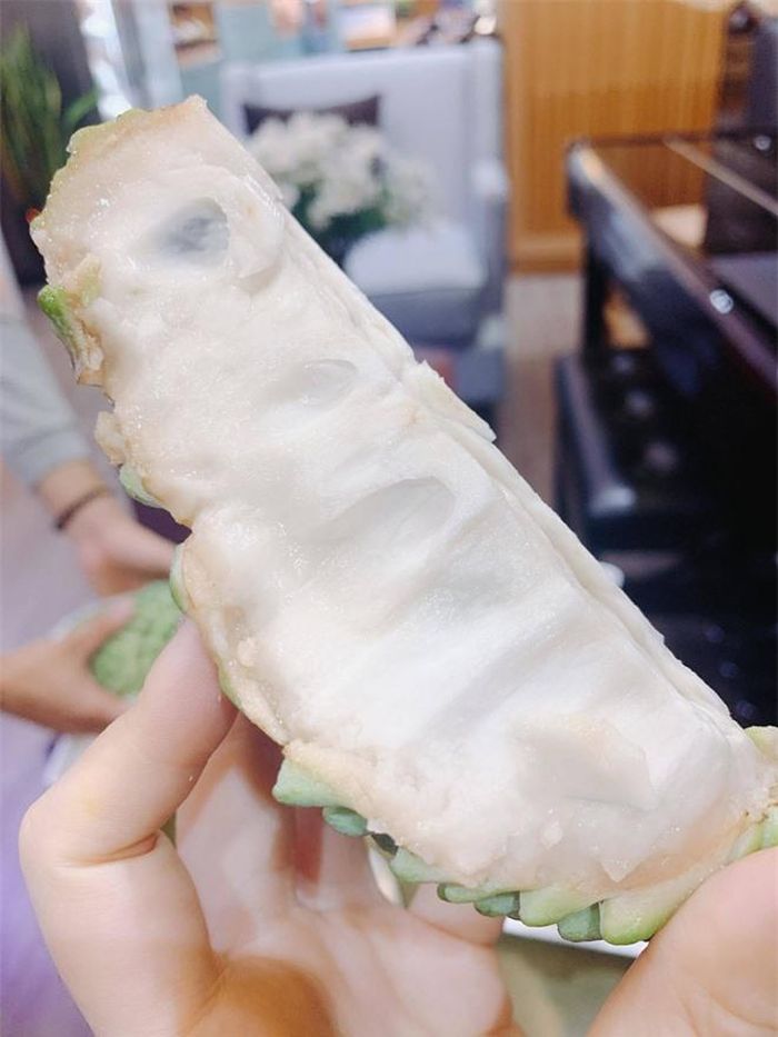 Là na nhưng thịt lại thoang thoảng vị nồng của sầu riêng. Nguồn ảnh: Khúc Ngọc Anh.