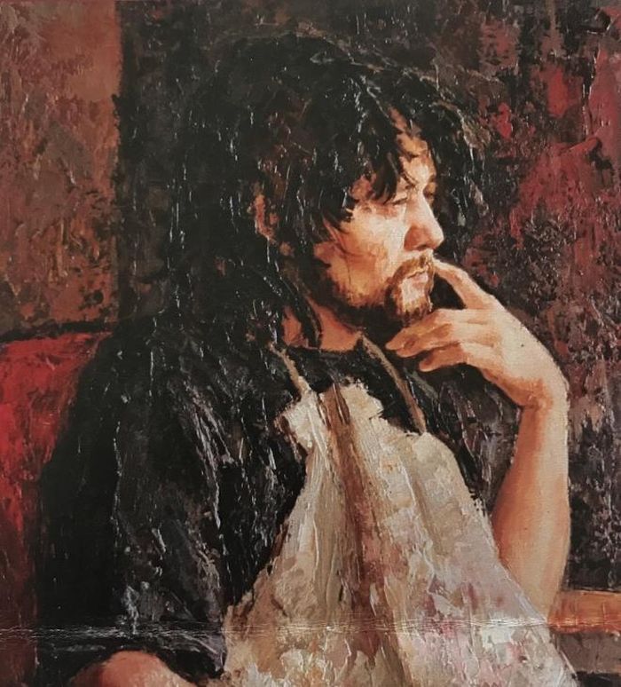 Chân dung danh họa Tumam Zhumabaev