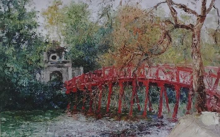 Tranh vẽ Việt Nam của họa sĩ Tumam Zhumabaev