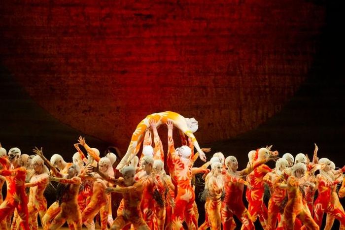 Một cảnh trong “Le Sacre Du Printemps” trong buổi diễn của vũ đoàn The Royal Ballet vào năm 2011