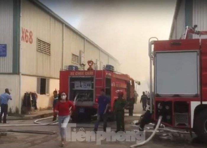 Ngọn lửa bùng phát khi công nhân đang ngủ trưa