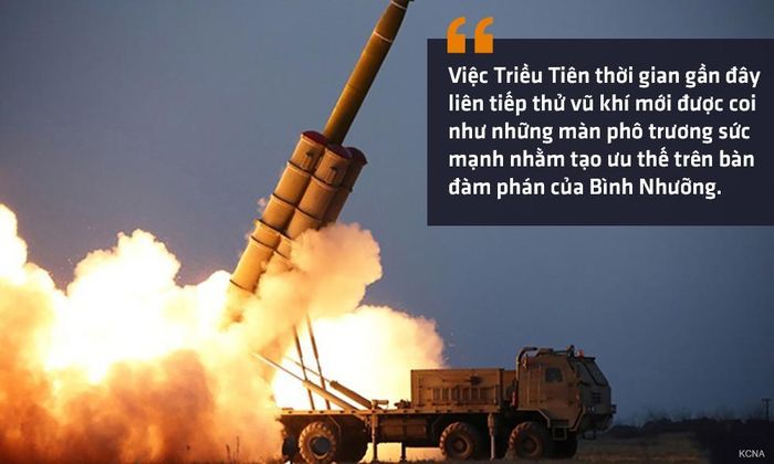 Triều Tiên thử pháo phản lực siêu lớn tại tỉnh Nam Hamgyong ngày 28/11. Ảnh: KCNA