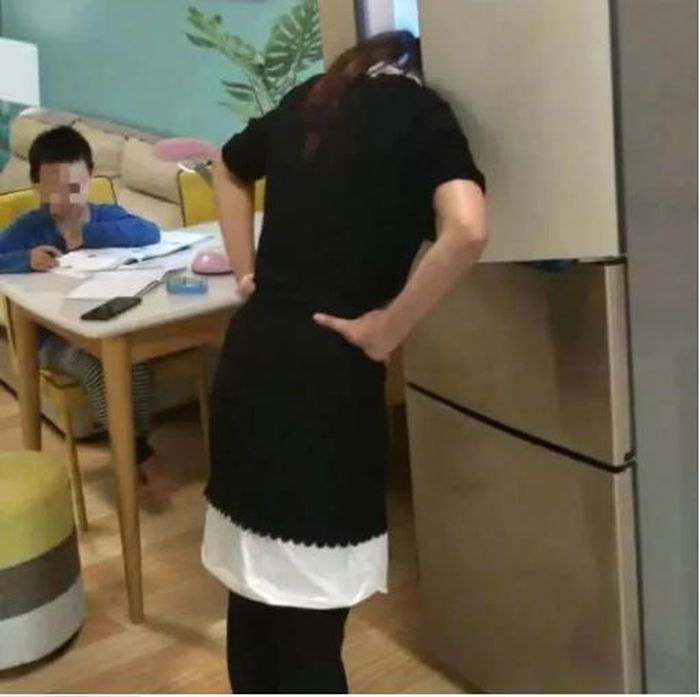 Chị Liu phải hạ hỏa bằng cách đặc biệt.
