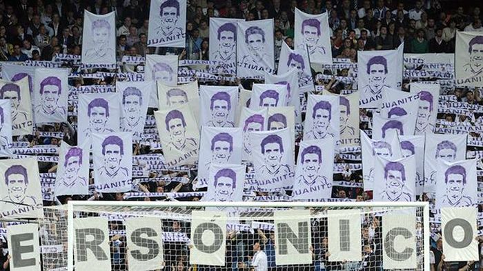 Juanito và số 7 trên lưng anh sống mãi trong trái tim các cổ động viên Real Madrid 