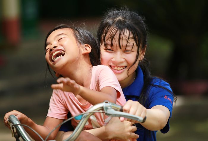  Niềm vui đạp xe cùng em.