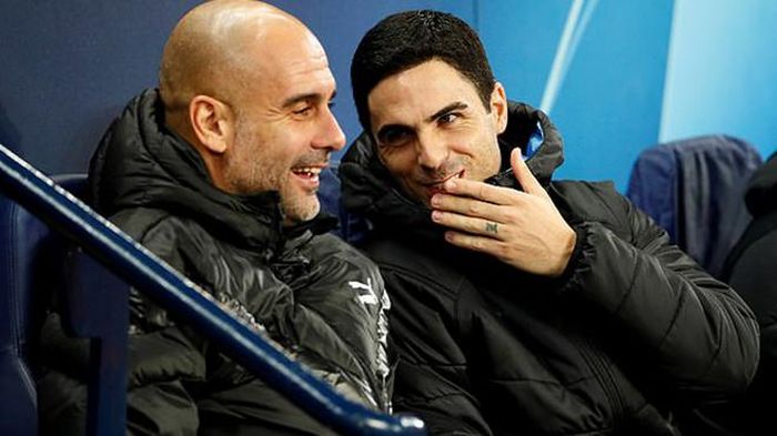 Arteta hiện là trợ lý của Pep Guardiola tại Man City