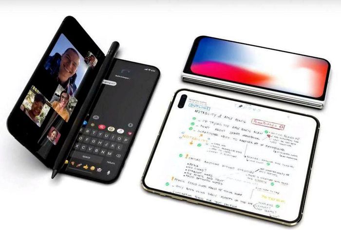 Mẫu iPhone màn hình gập 8 inch
