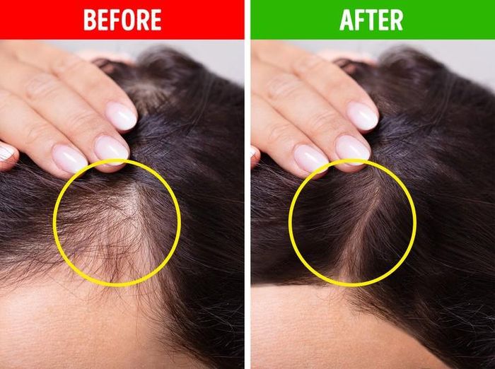 Sử dụng xịt dưỡng làm dày tóc: Nếu bạn không có thời gian để tạo kiểu tóc, bạn hãy dùng xịt làm dày tóc. Loại sản phẩm này cho tóc vào nếp và trở nên bóng mượt đầy sức sống. Tóc cũng dày và đầy đặn hơn. Ảnh: BS.