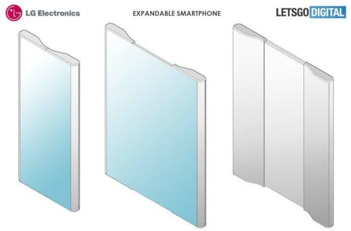 Bằng sáng chế smartphone màn hình gập của LG