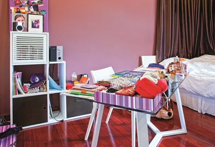 Nội thất phòng riêng cô con gái, cá tính và đầy năng lượng.